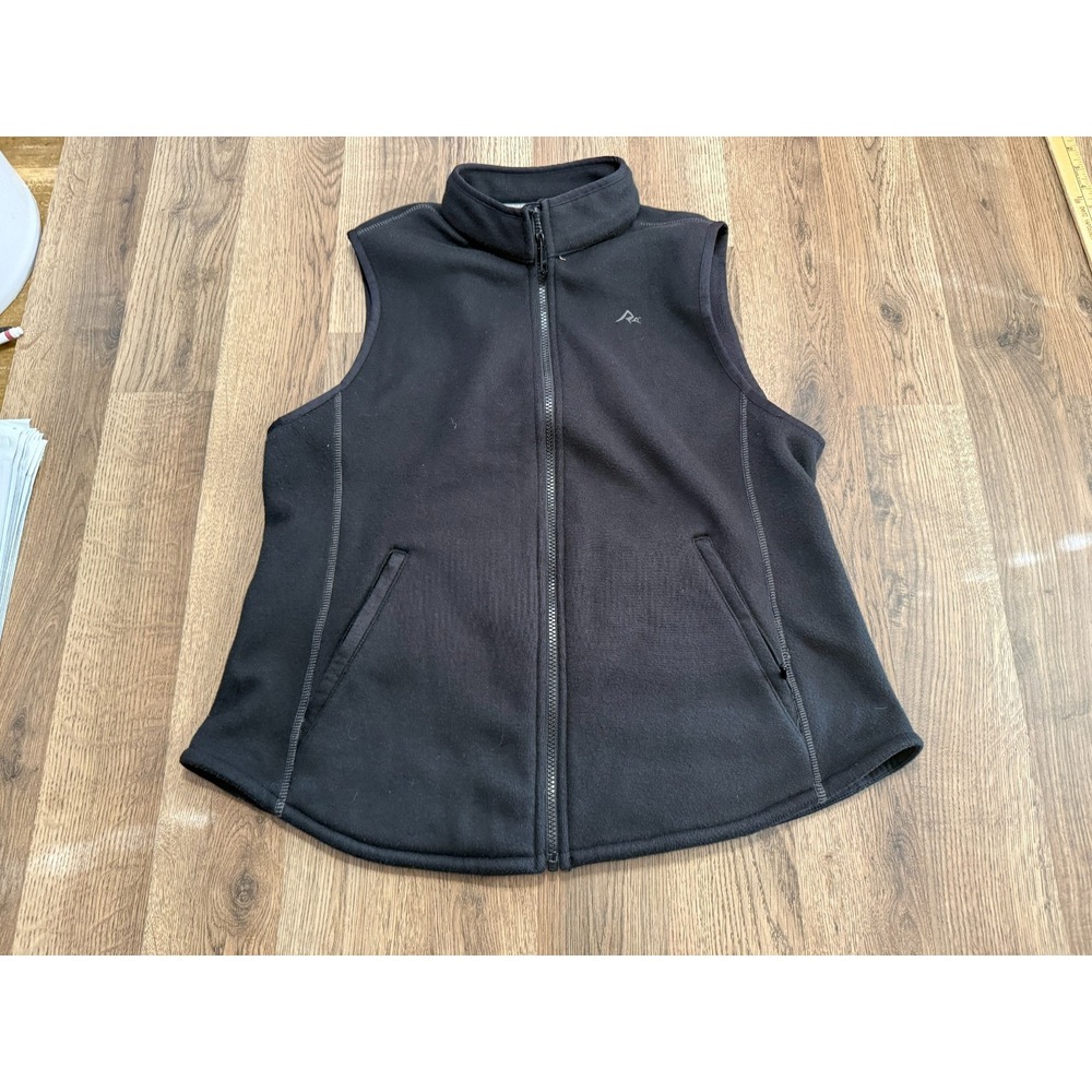Ridgecut Touchwear Vest Women's Large Black, Jacket, Full Zip, Front Pockets